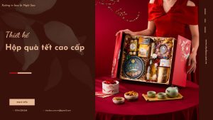 Hộp Quà Mở Hai Cánh Lót Lụa