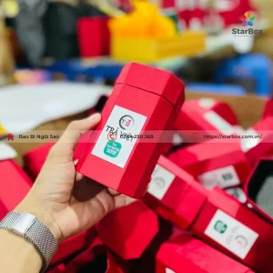 hộp quà tặng, hộp trà lục giác