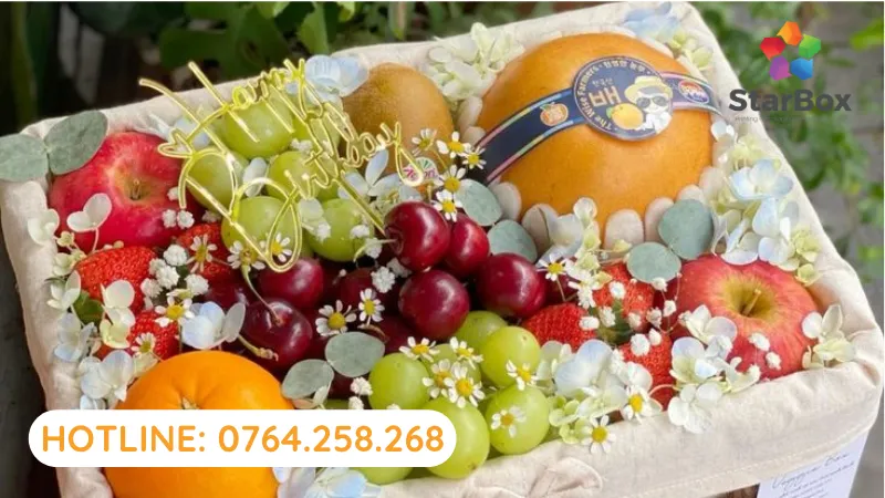 Hộp quà tặng bằng trái cây