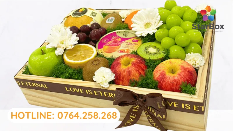 Giỏ quà tặng bằng gỗ
